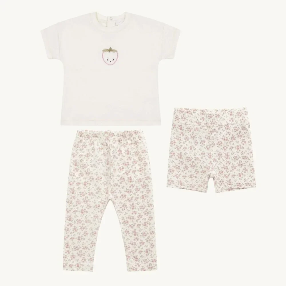 NWT - Jamie Kay Rosalie Field Blush Strawberry set​​​